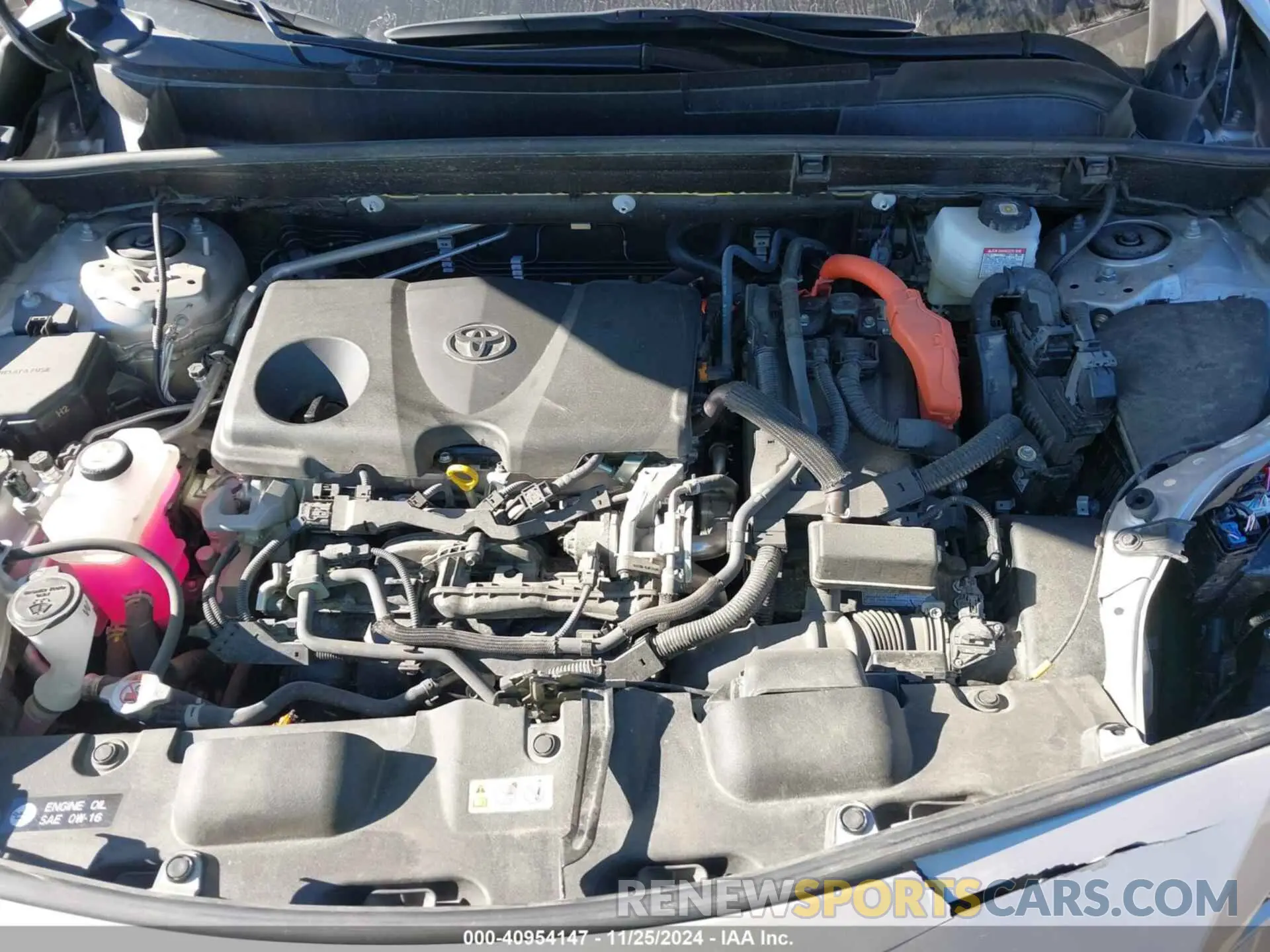 10 fotografías del automóvil dañado JTEAAAAH1MJ081310 TOYOTA VENZA 2021