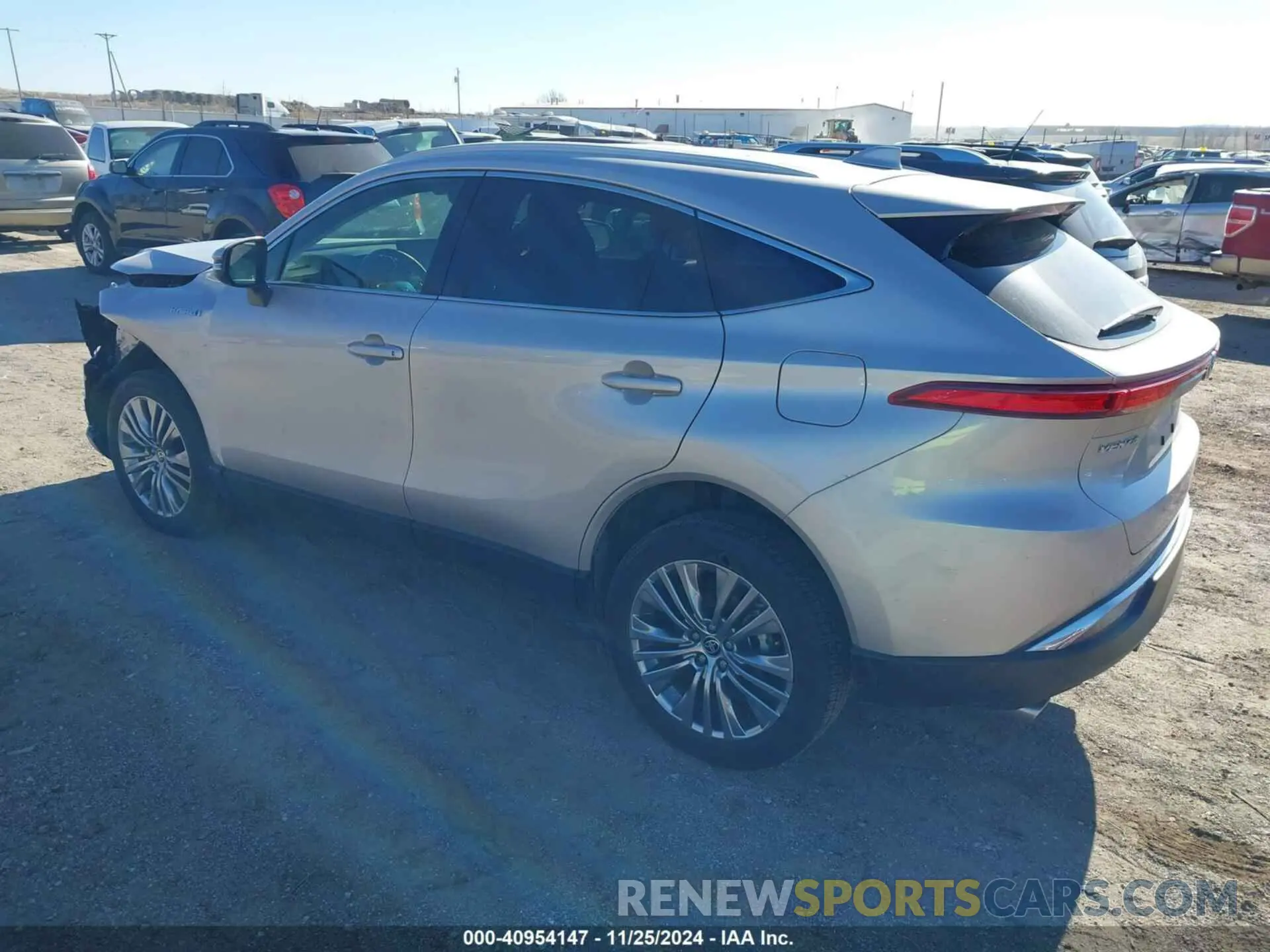 3 fotografías del automóvil dañado JTEAAAAH1MJ081310 TOYOTA VENZA 2021