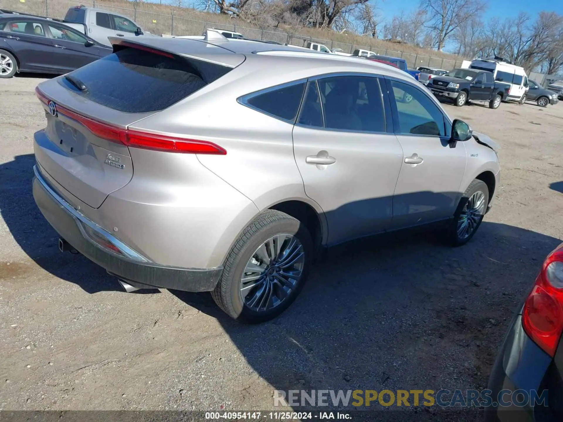 4 fotografías del automóvil dañado JTEAAAAH1MJ081310 TOYOTA VENZA 2021