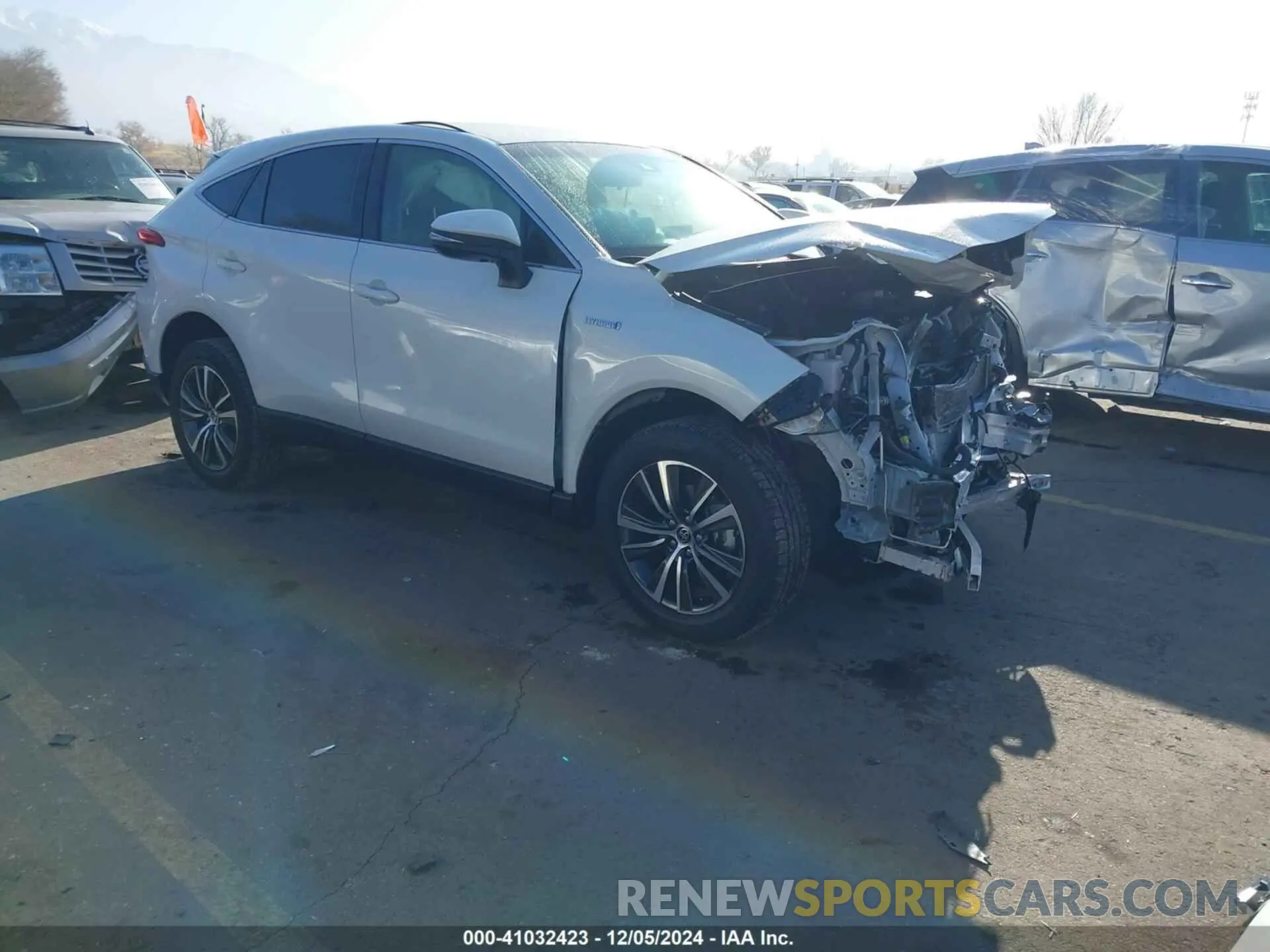 1 fotografías del automóvil dañado JTEAAAAH1MJ085227 TOYOTA VENZA 2021