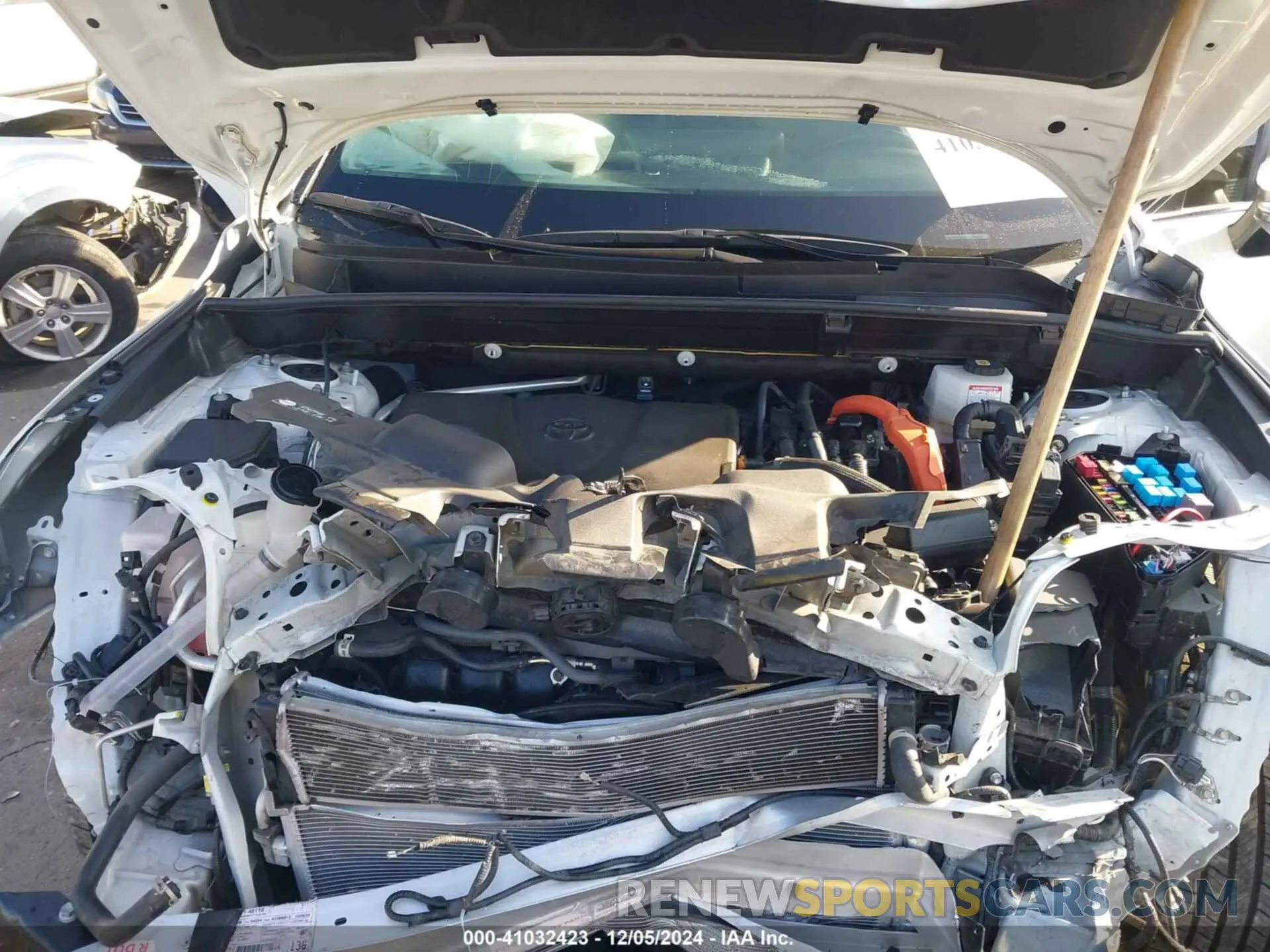 10 fotografías del automóvil dañado JTEAAAAH1MJ085227 TOYOTA VENZA 2021