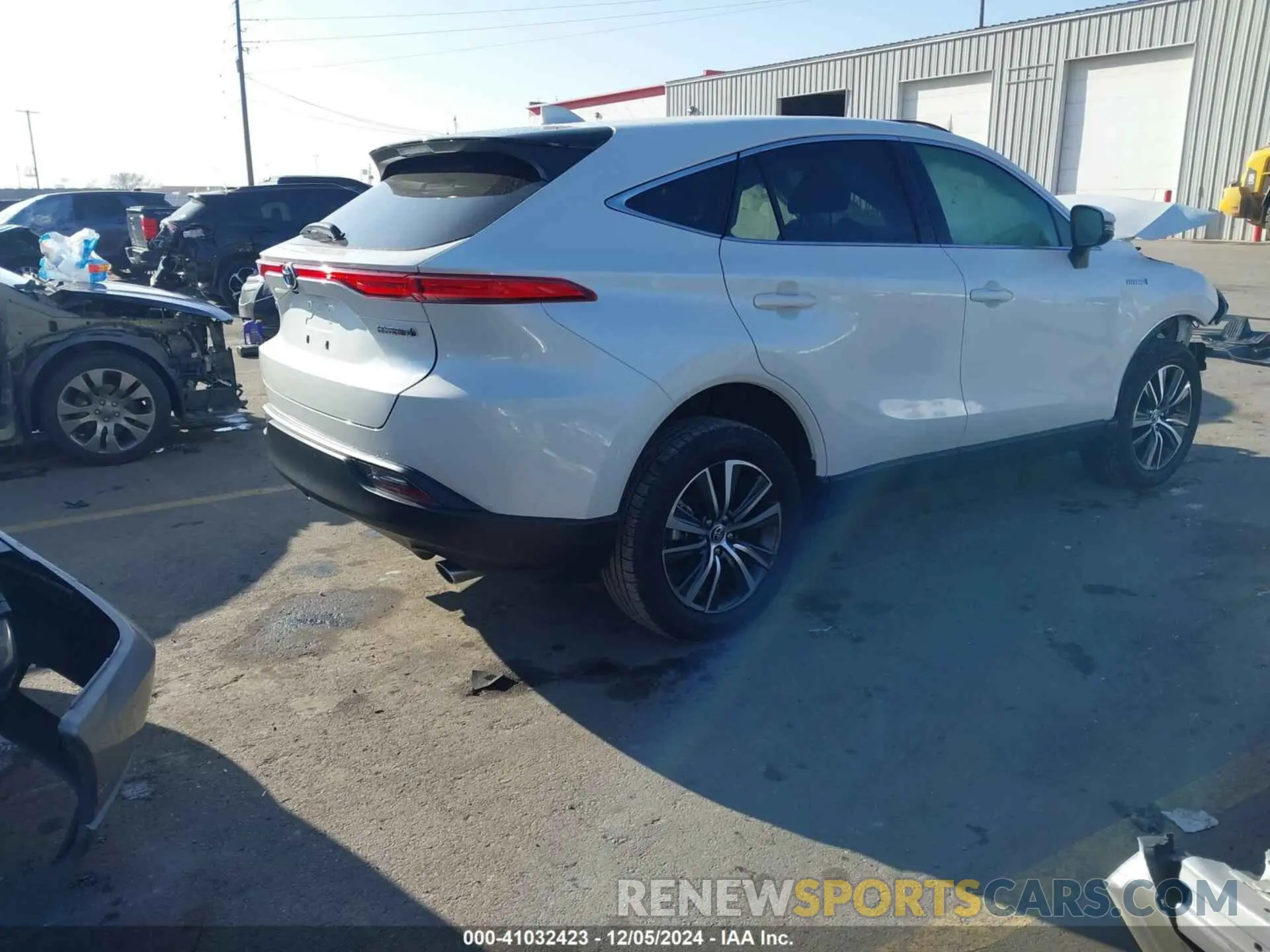 4 fotografías del automóvil dañado JTEAAAAH1MJ085227 TOYOTA VENZA 2021