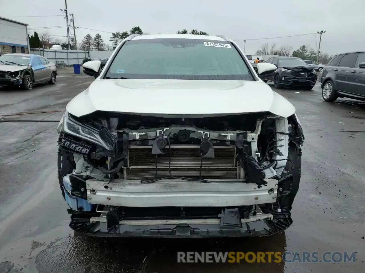 5 fotografías del automóvil dañado JTEAAAAH2MJ006535 TOYOTA VENZA 2021
