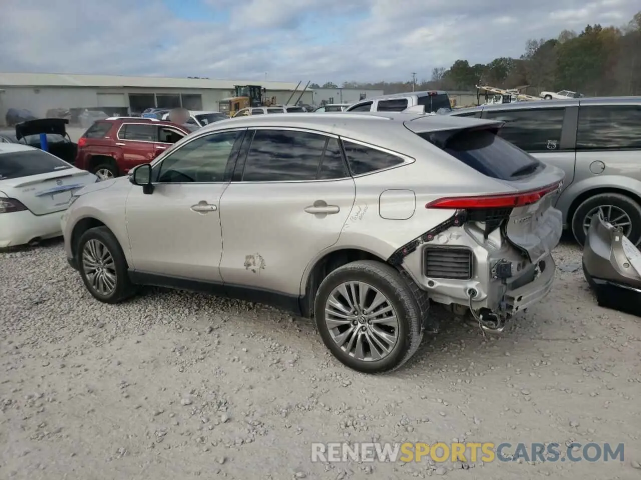 2 fotografías del automóvil dañado JTEAAAAH2MJ010388 TOYOTA VENZA 2021
