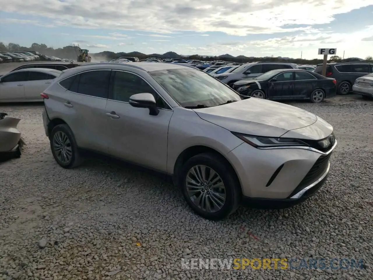 4 fotografías del automóvil dañado JTEAAAAH2MJ010388 TOYOTA VENZA 2021