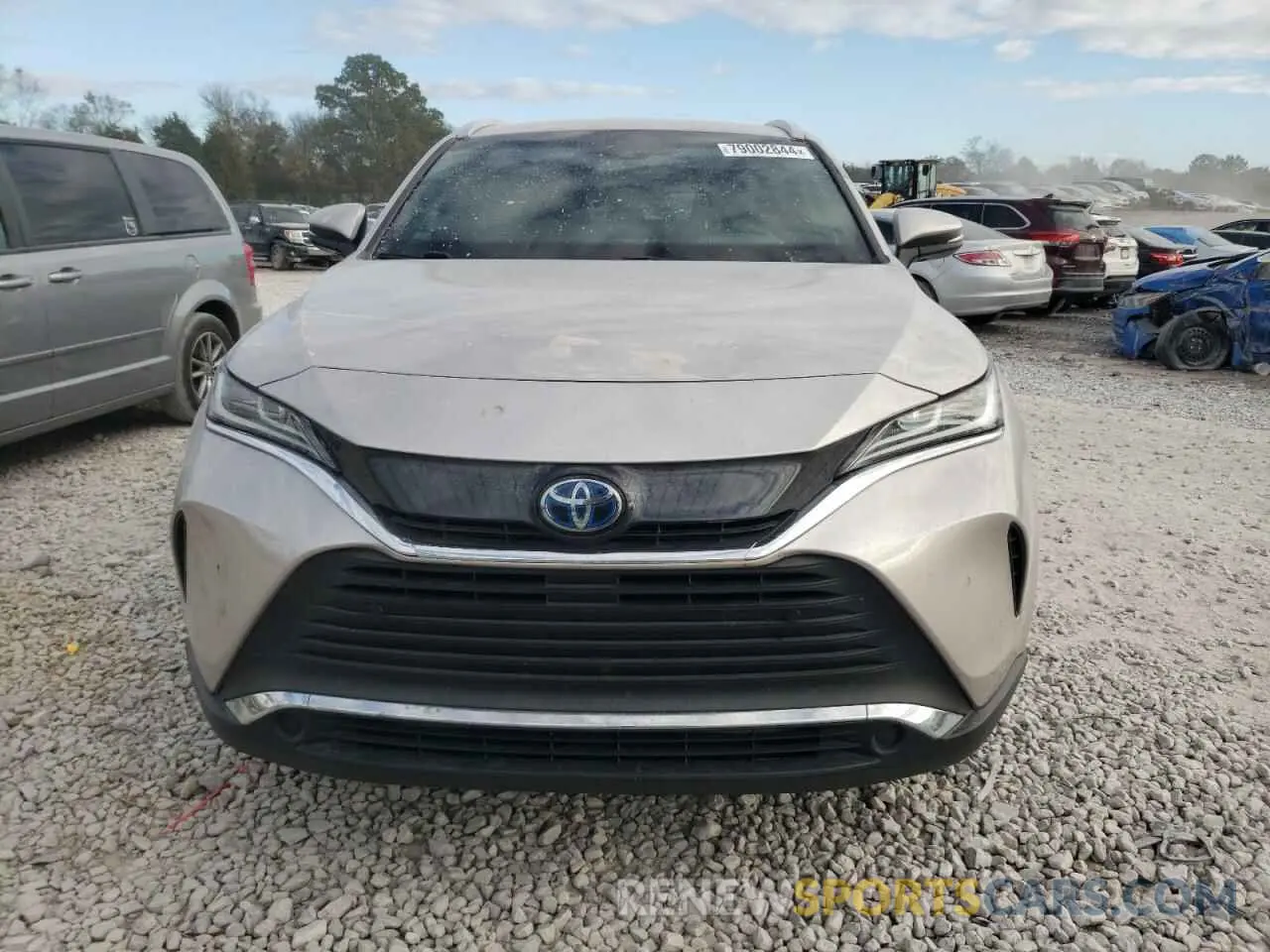 5 fotografías del automóvil dañado JTEAAAAH2MJ010388 TOYOTA VENZA 2021