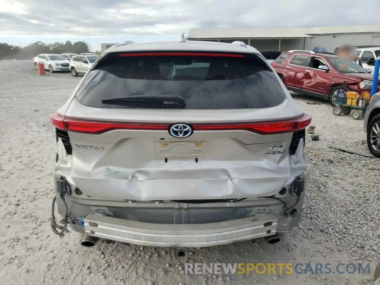 6 fotografías del automóvil dañado JTEAAAAH2MJ010388 TOYOTA VENZA 2021
