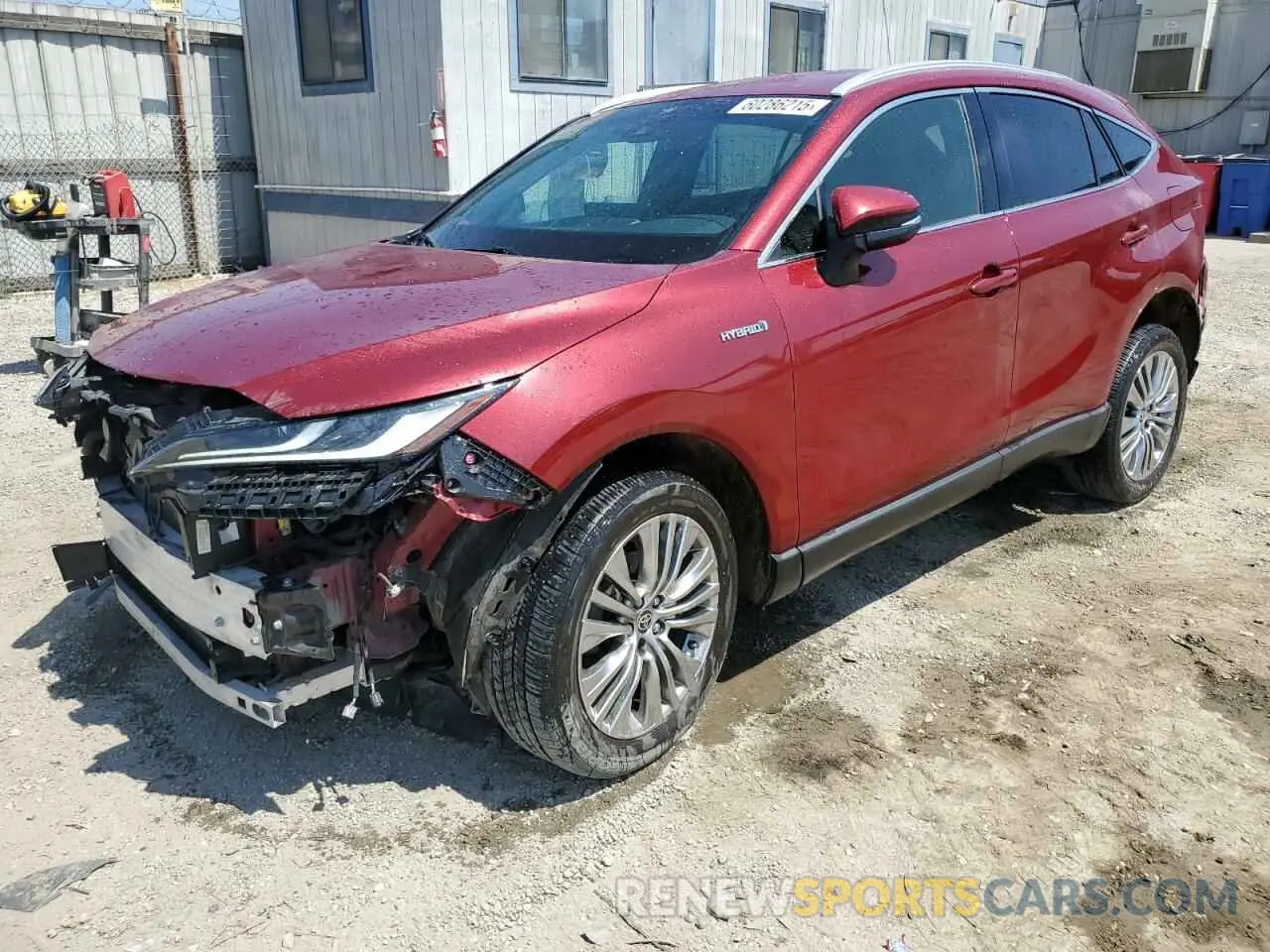 1 fotografías del automóvil dañado JTEAAAAH2MJ023741 TOYOTA VENZA 2021