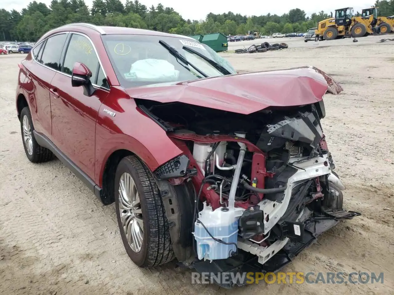 1 fotografías del automóvil dañado JTEAAAAH2MJ035663 TOYOTA VENZA 2021