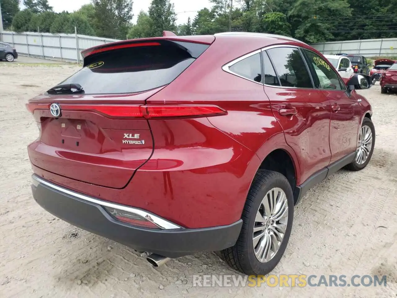 4 fotografías del automóvil dañado JTEAAAAH2MJ035663 TOYOTA VENZA 2021