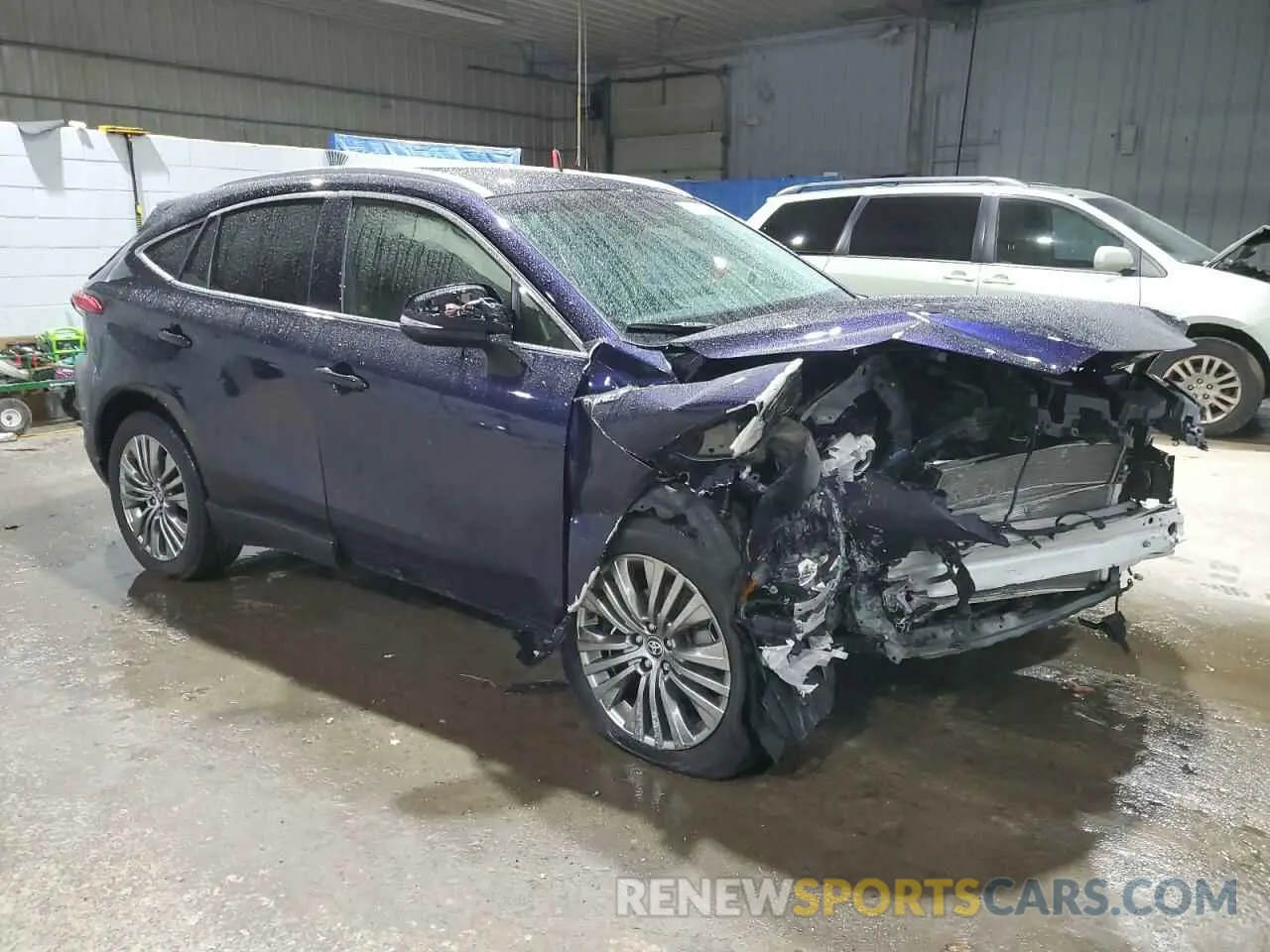 4 fotografías del automóvil dañado JTEAAAAH2MJ036893 TOYOTA VENZA 2021