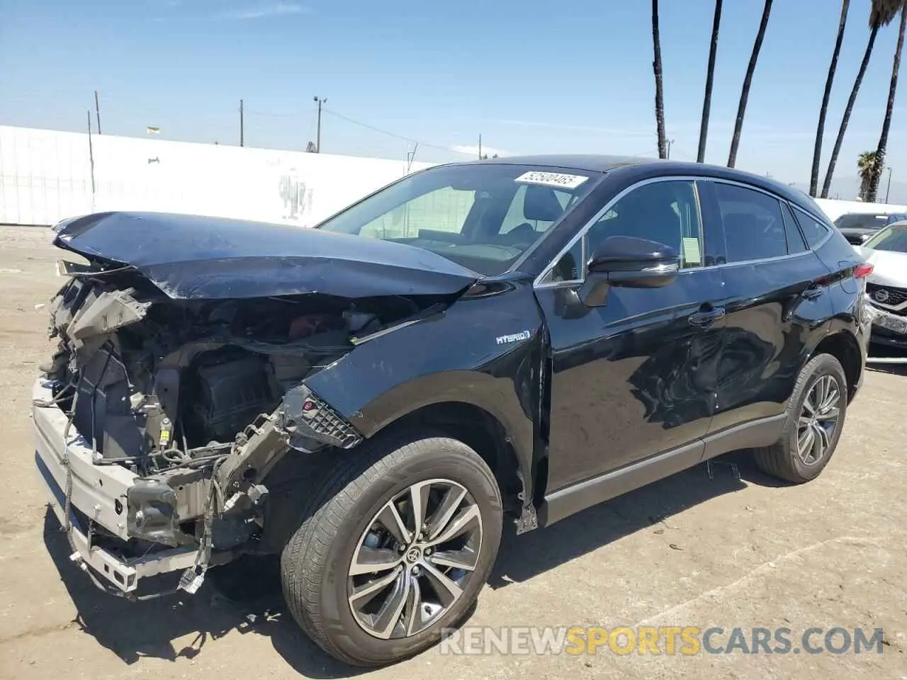 1 fotografías del automóvil dañado JTEAAAAH2MJ052446 TOYOTA VENZA 2021