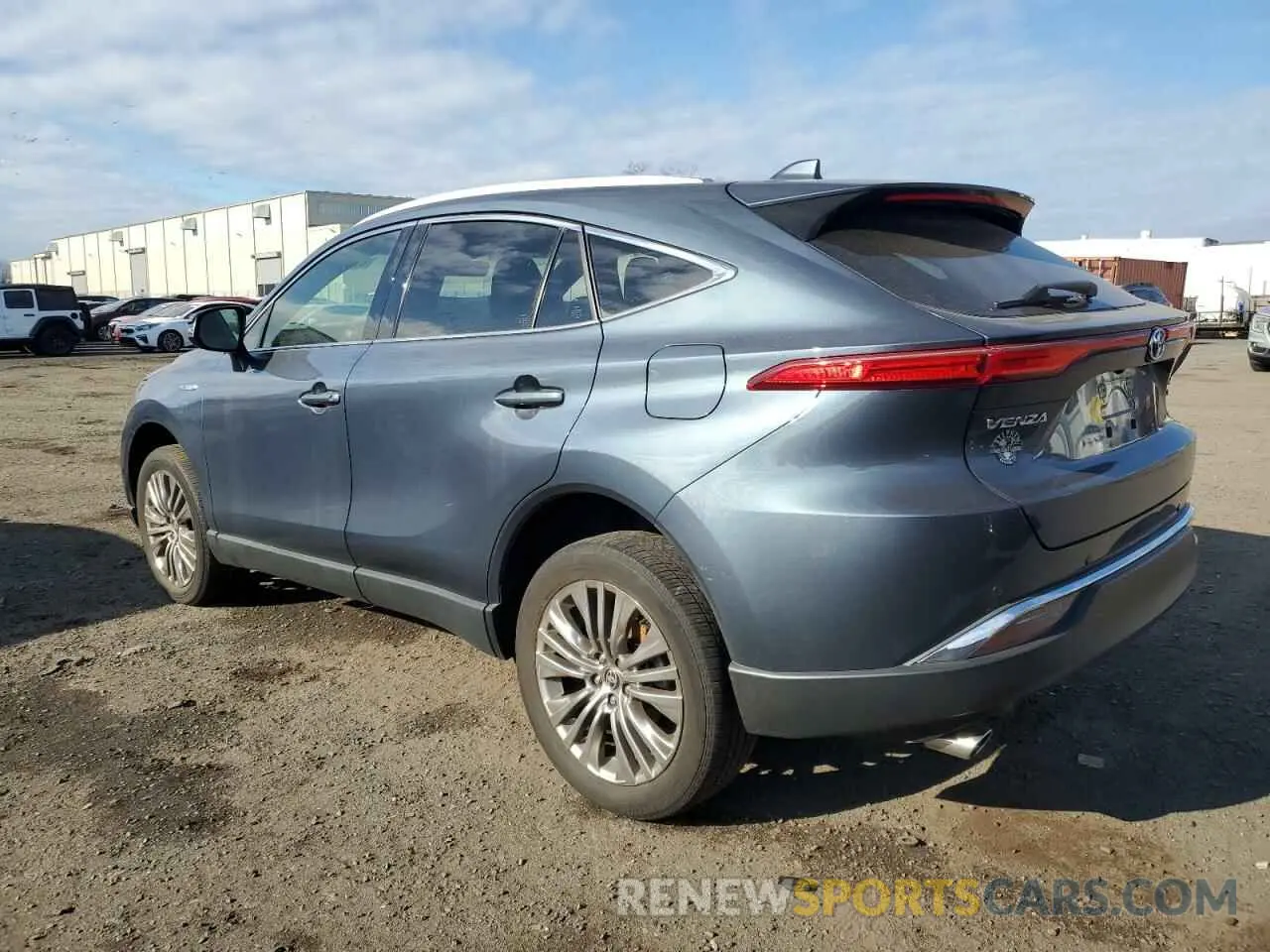 2 fotografías del automóvil dañado JTEAAAAH2MJ057016 TOYOTA VENZA 2021