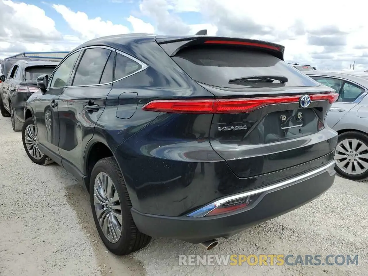 3 fotografías del automóvil dañado JTEAAAAH2MJ061647 TOYOTA VENZA 2021