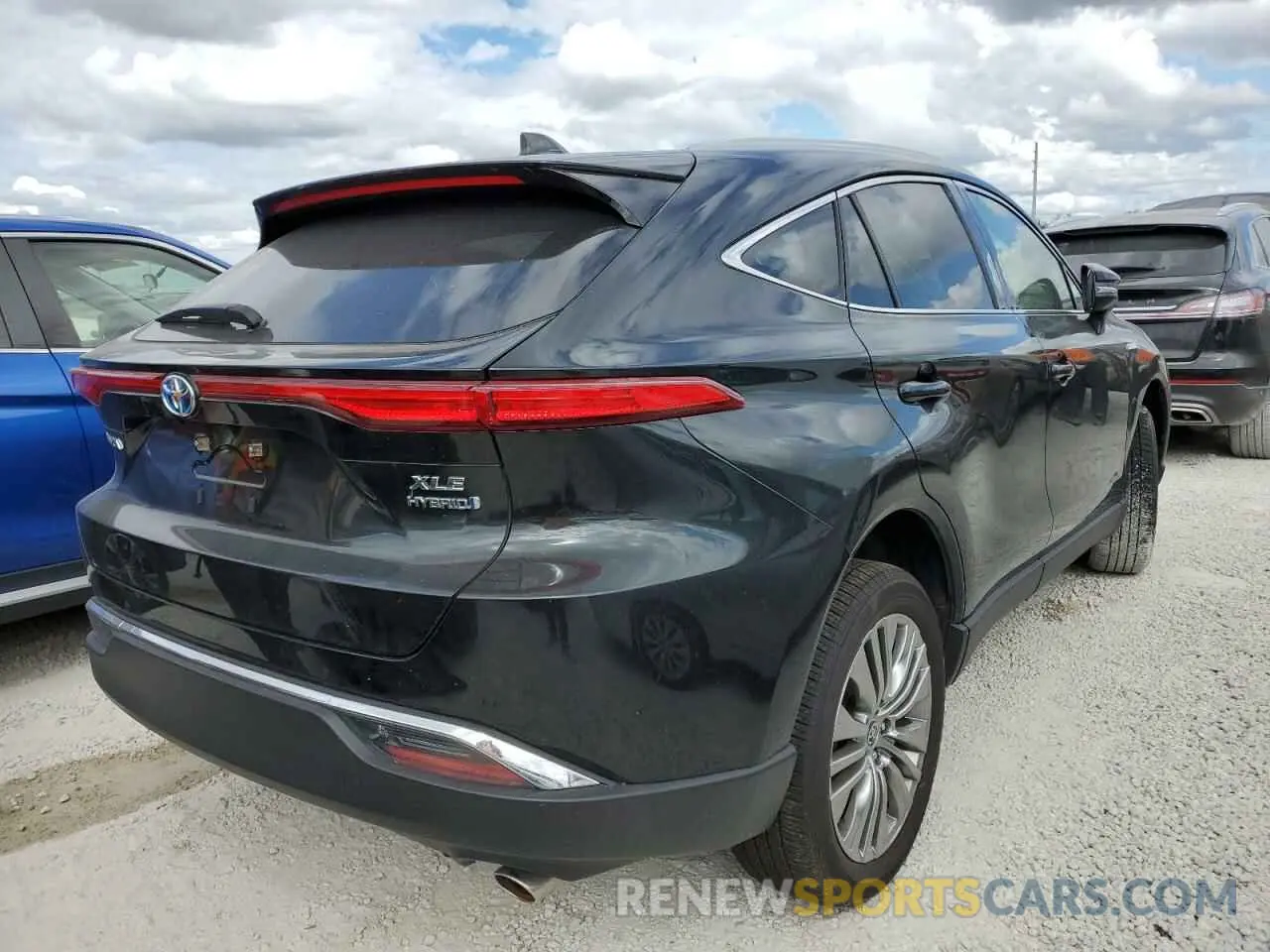 4 fotografías del automóvil dañado JTEAAAAH2MJ061647 TOYOTA VENZA 2021