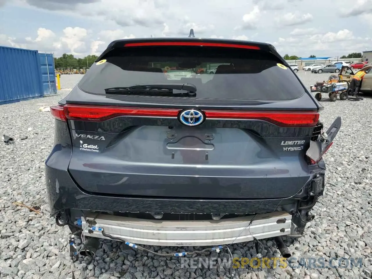 6 fotografías del automóvil dañado JTEAAAAH2MJ063432 TOYOTA VENZA 2021