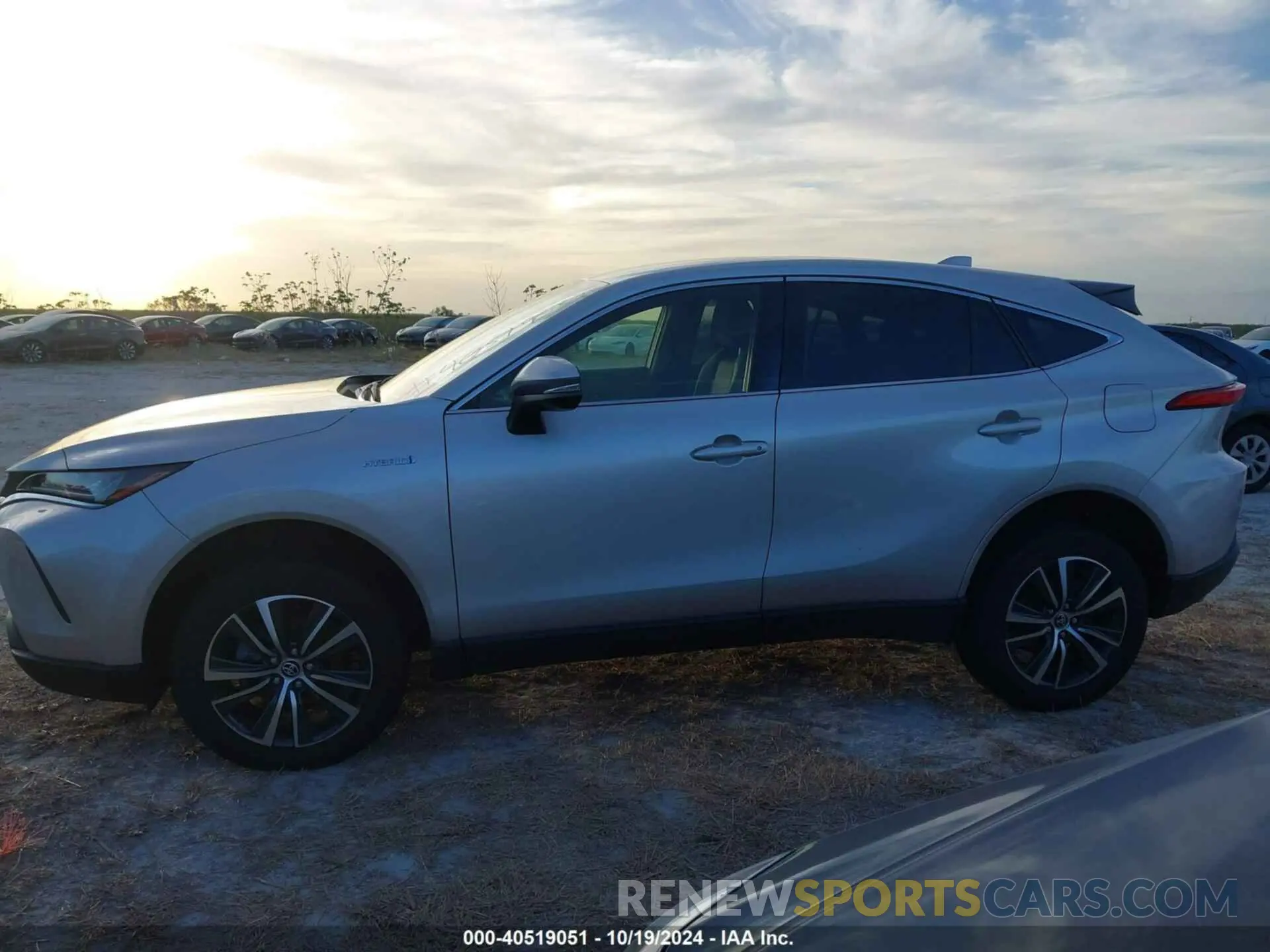 14 fotografías del automóvil dañado JTEAAAAH2MJ078092 TOYOTA VENZA 2021