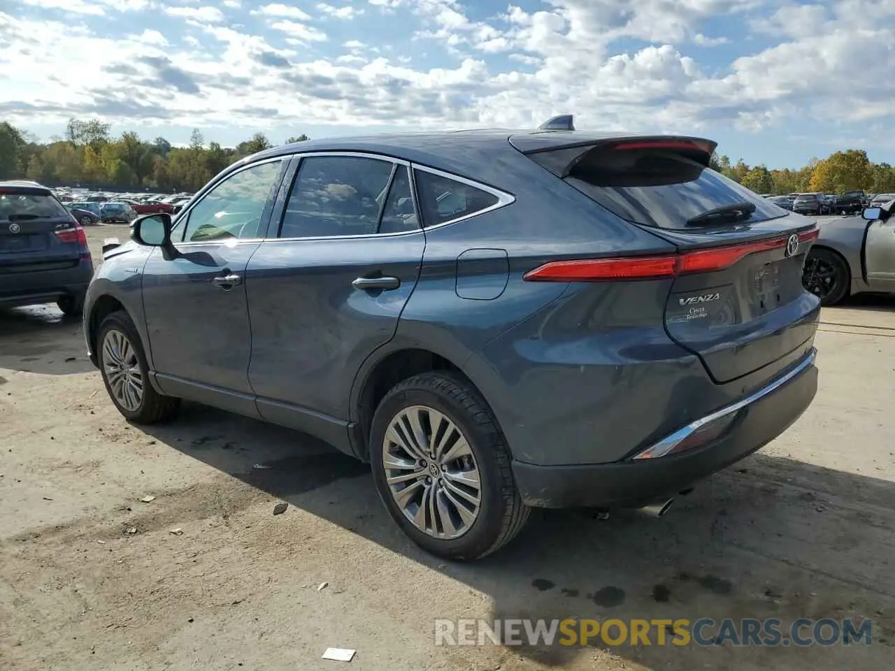 2 fotografías del automóvil dañado JTEAAAAH2MJ084863 TOYOTA VENZA 2021
