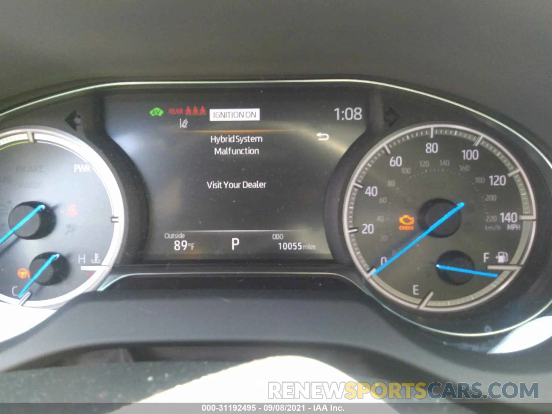 7 fotografías del automóvil dañado JTEAAAAH3MJ002655 TOYOTA VENZA 2021