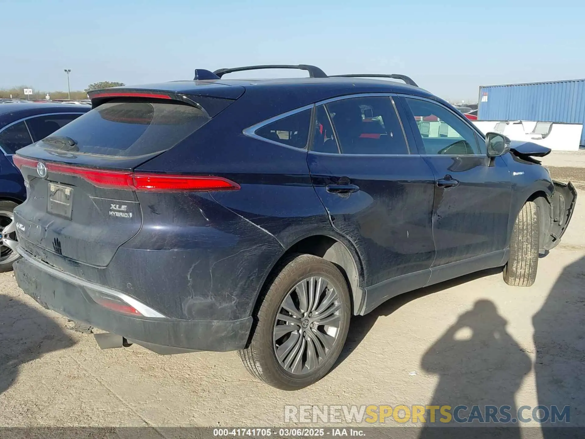 4 fotografías del automóvil dañado JTEAAAAH3MJ005992 TOYOTA VENZA 2021