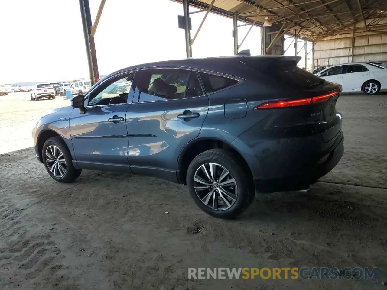 2 fotografías del automóvil dañado JTEAAAAH3MJ018919 TOYOTA VENZA 2021