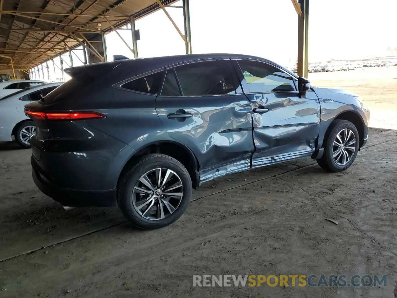 3 fotografías del automóvil dañado JTEAAAAH3MJ018919 TOYOTA VENZA 2021