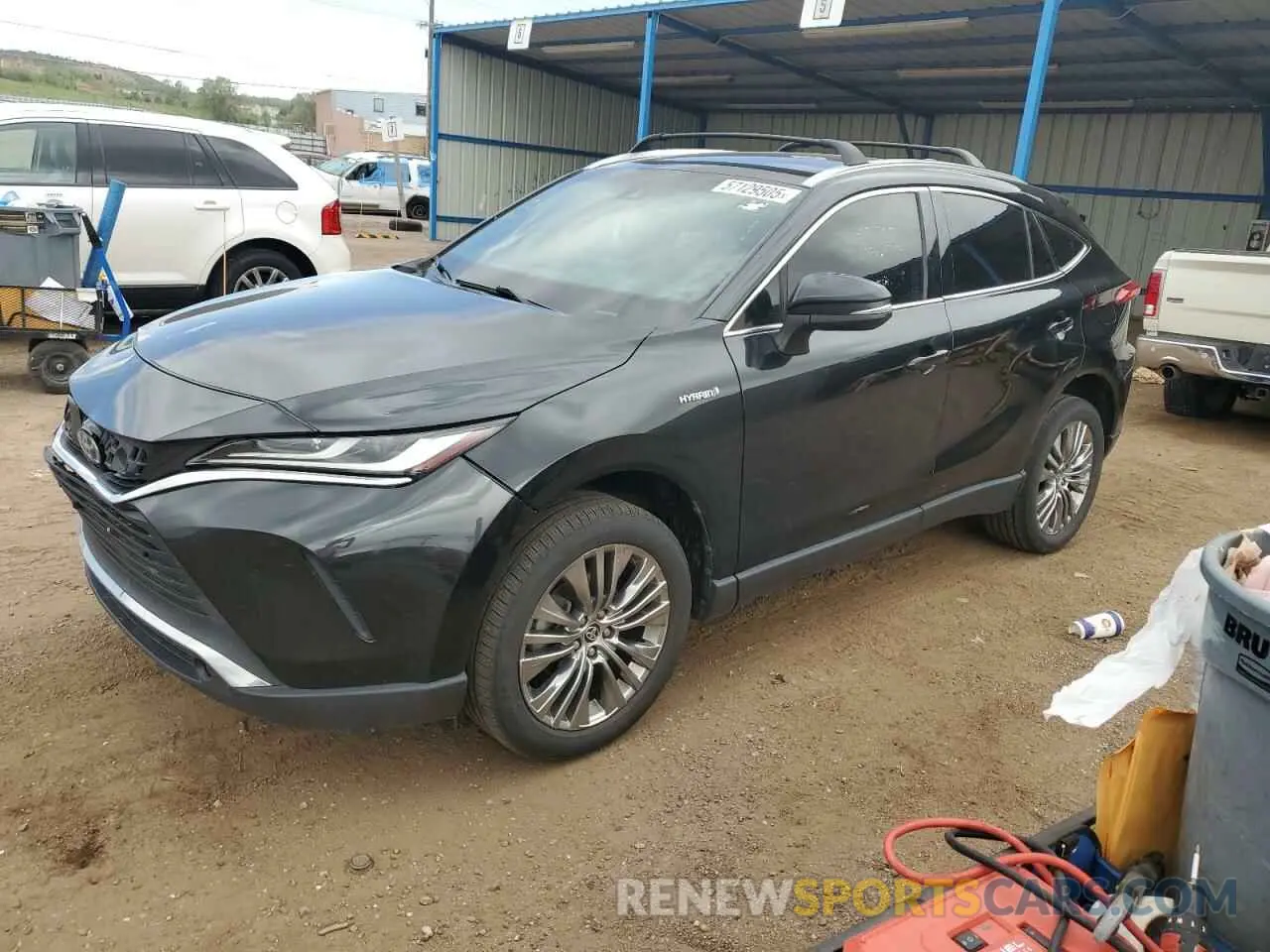 1 fotografías del automóvil dañado JTEAAAAH3MJ019312 TOYOTA VENZA 2021