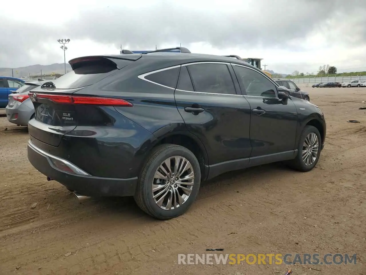 3 fotografías del automóvil dañado JTEAAAAH3MJ019312 TOYOTA VENZA 2021