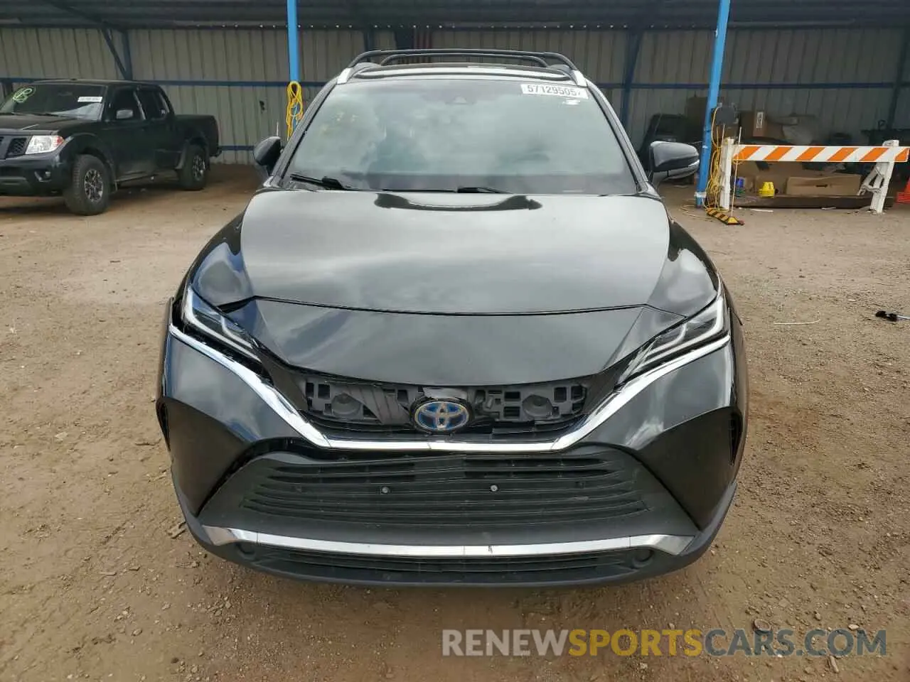 5 fotografías del automóvil dañado JTEAAAAH3MJ019312 TOYOTA VENZA 2021