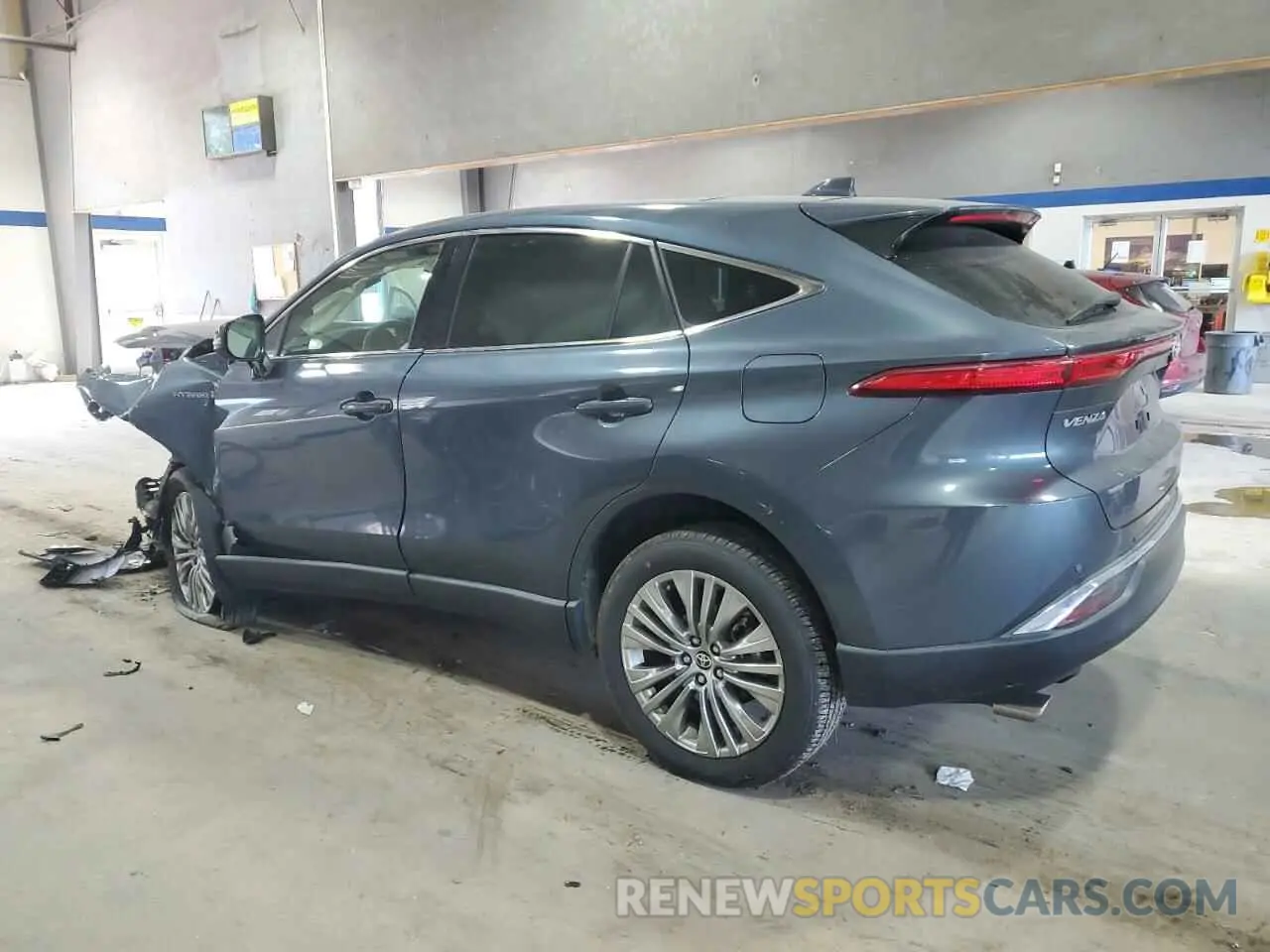 2 fotografías del automóvil dañado JTEAAAAH3MJ034876 TOYOTA VENZA 2021