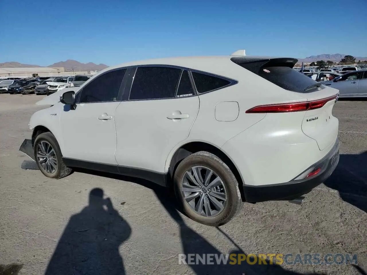2 fotografías del automóvil dañado JTEAAAAH3MJ045196 TOYOTA VENZA 2021