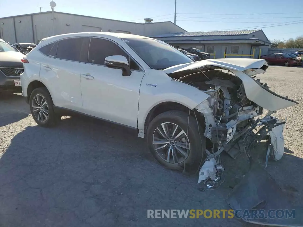 4 fotografías del automóvil dañado JTEAAAAH3MJ045196 TOYOTA VENZA 2021