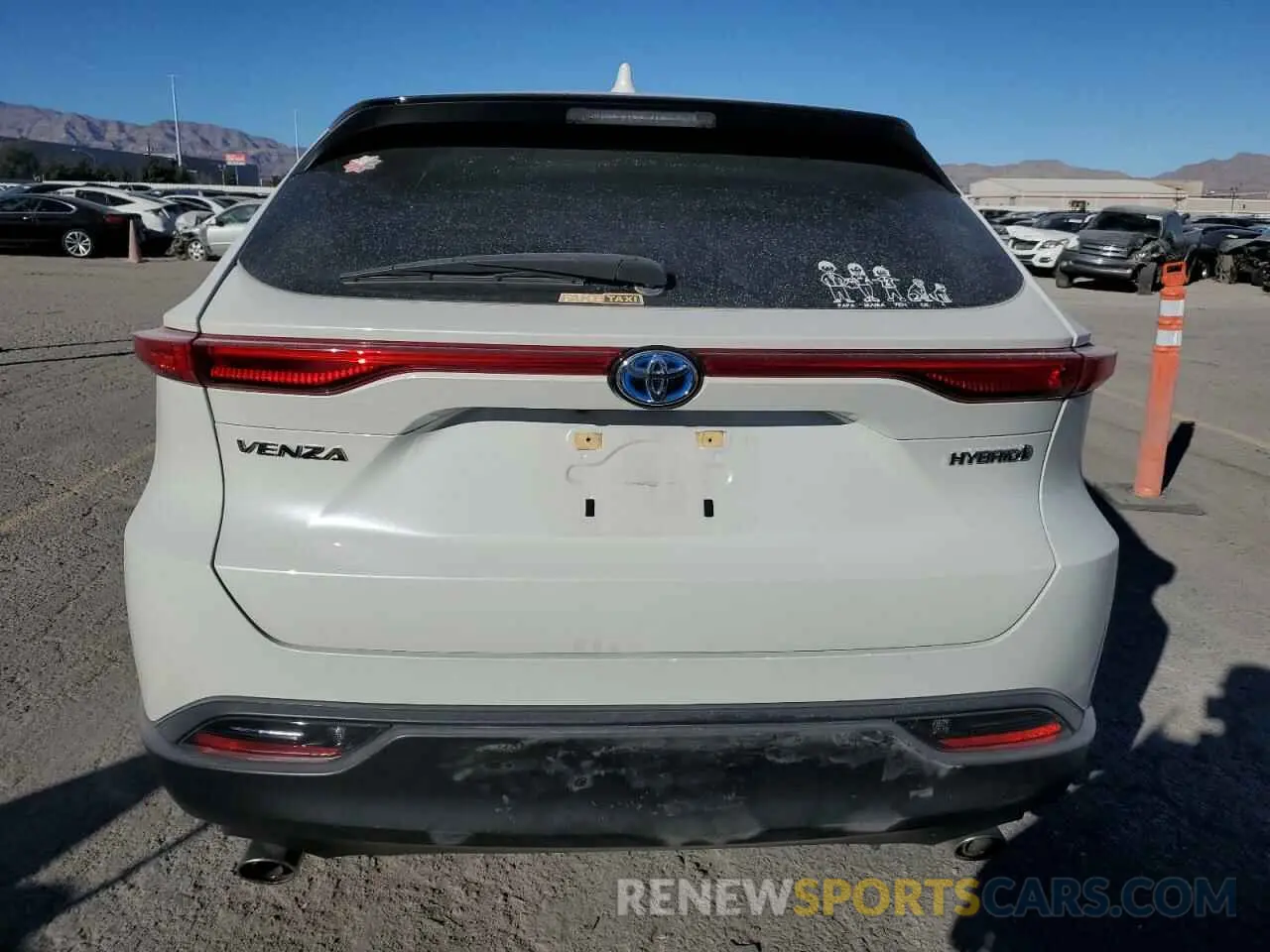 6 fotografías del automóvil dañado JTEAAAAH3MJ045196 TOYOTA VENZA 2021