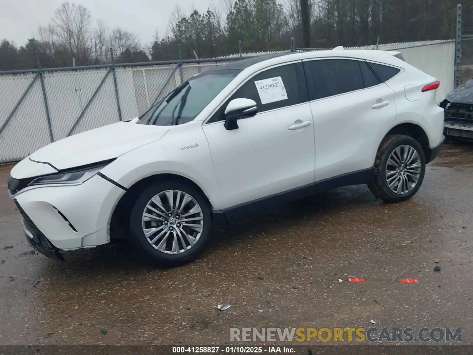 2 fotografías del automóvil dañado JTEAAAAH3MJ054058 TOYOTA VENZA 2021