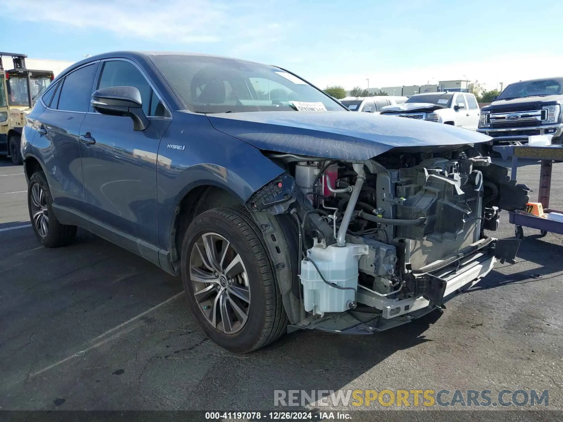 1 fotografías del automóvil dañado JTEAAAAH3MJ064220 TOYOTA VENZA 2021
