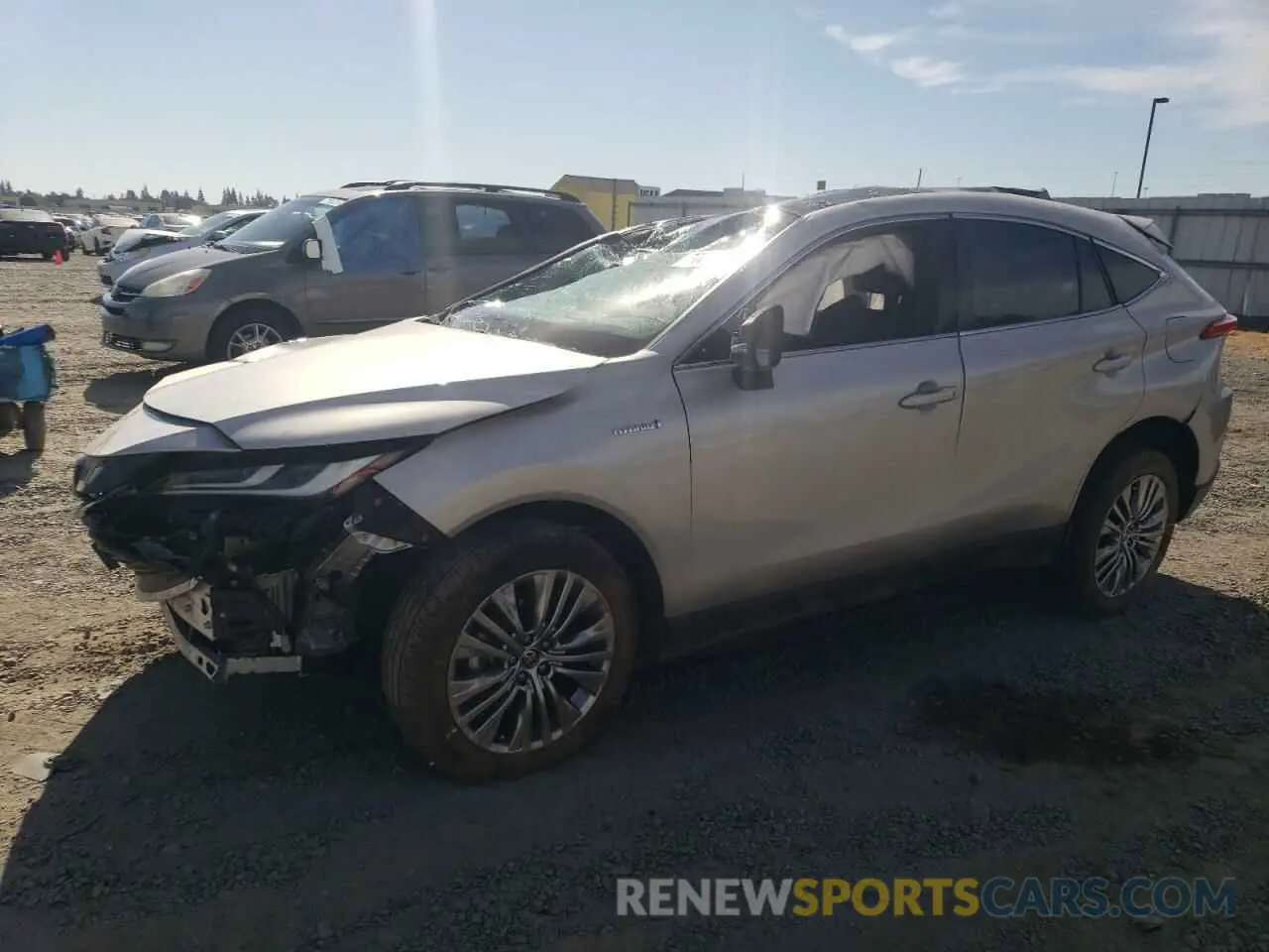 1 fotografías del automóvil dañado JTEAAAAH4MJ004463 TOYOTA VENZA 2021