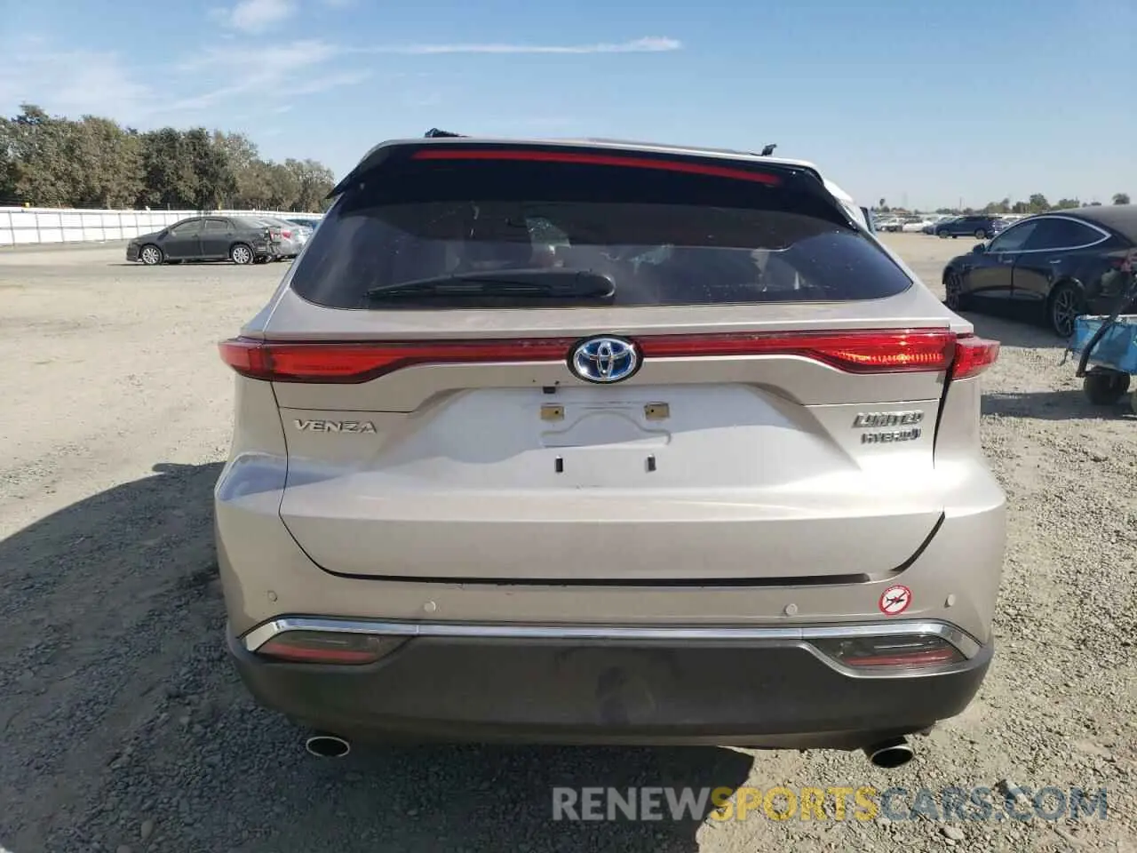 6 fotografías del automóvil dañado JTEAAAAH4MJ004463 TOYOTA VENZA 2021