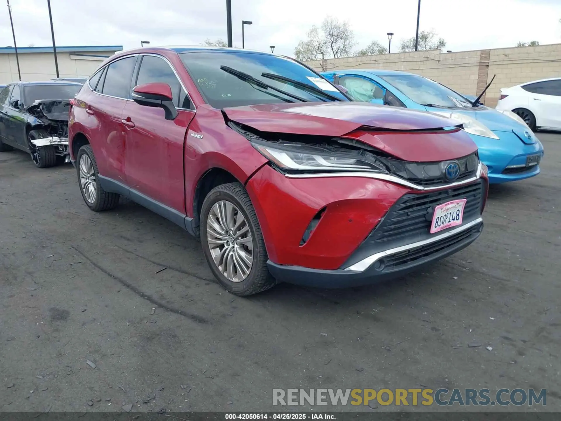 1 fotografías del automóvil dañado JTEAAAAH4MJ004978 TOYOTA VENZA 2021
