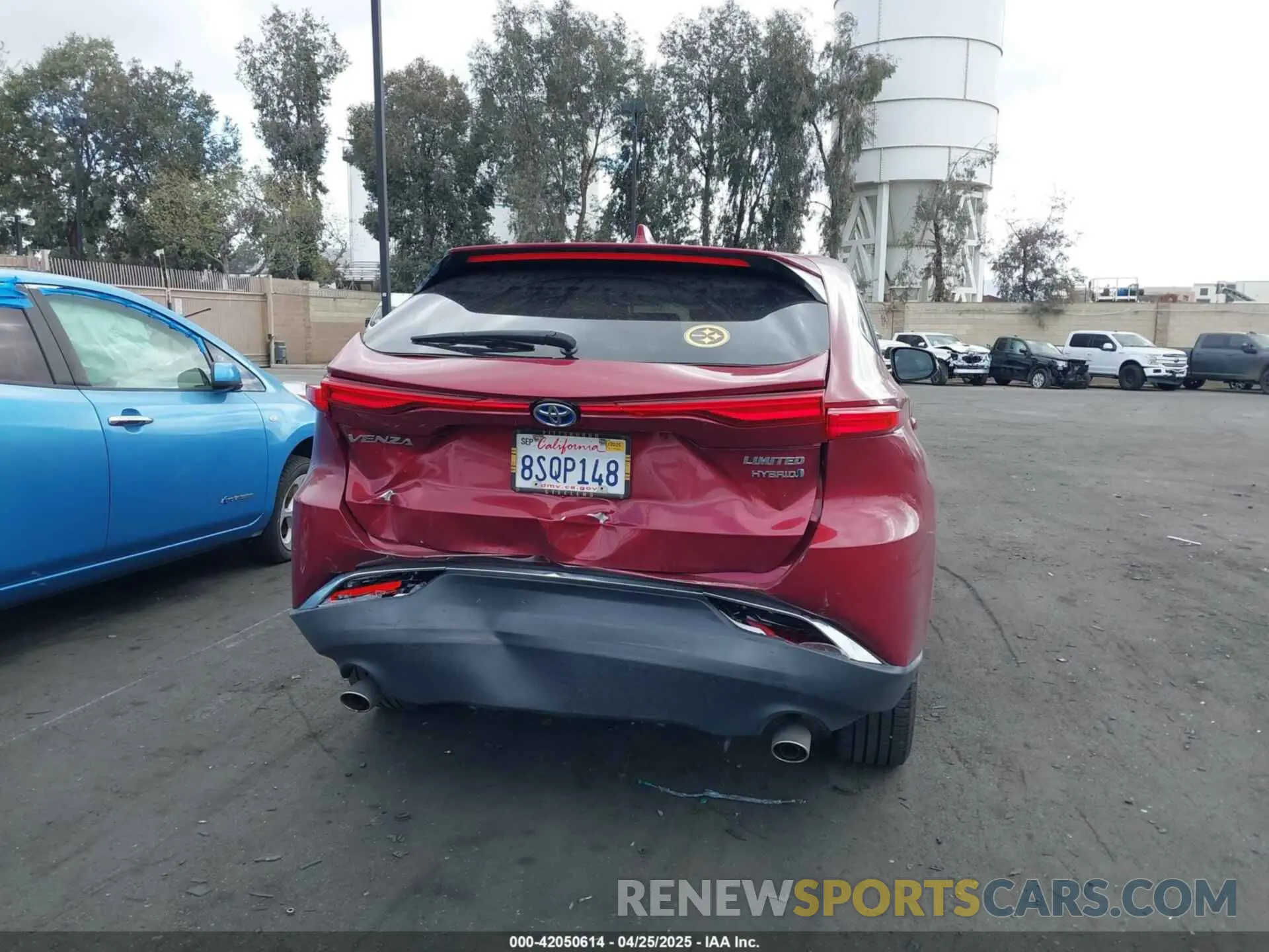 12 fotografías del automóvil dañado JTEAAAAH4MJ004978 TOYOTA VENZA 2021
