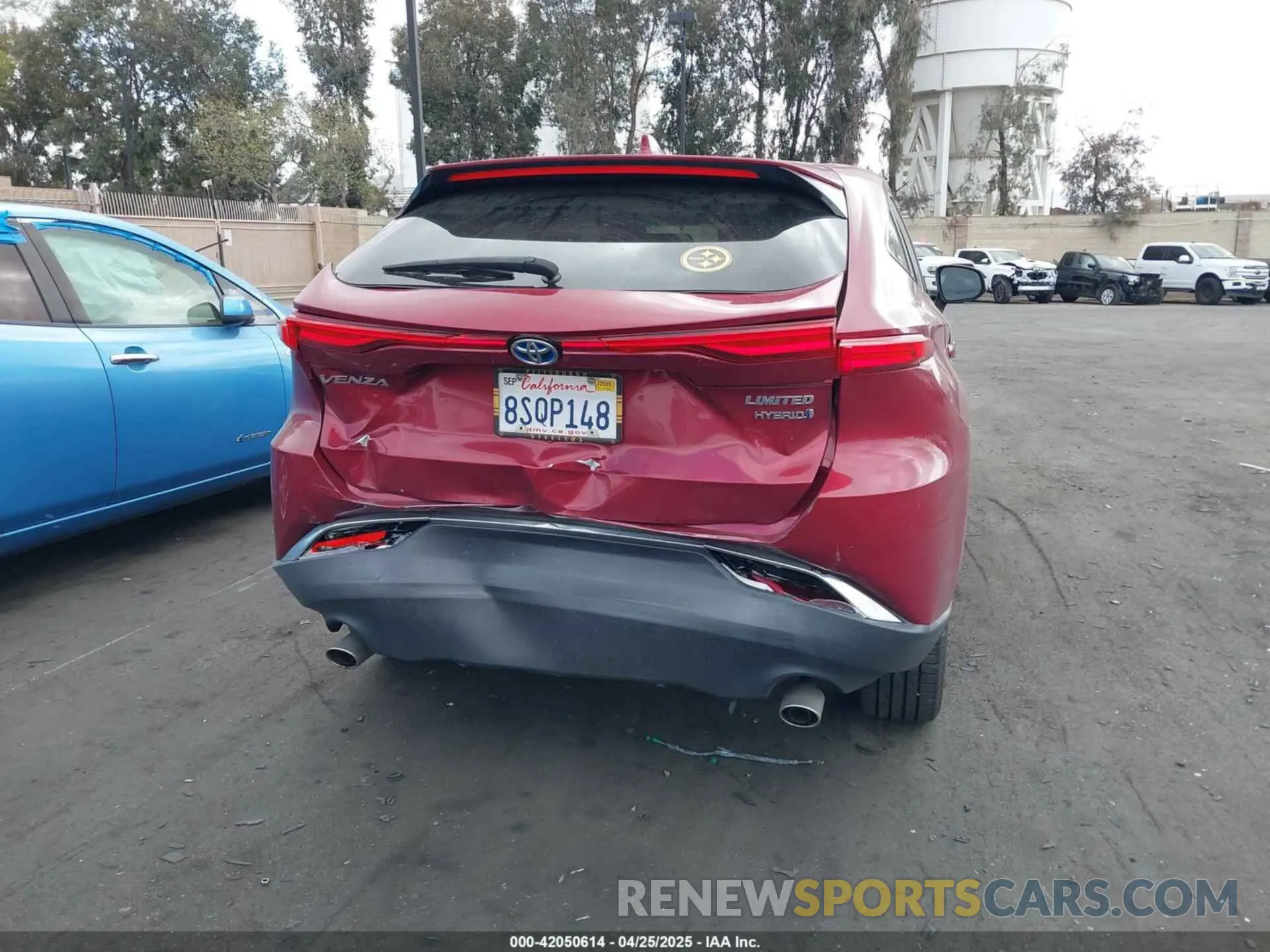 17 fotografías del automóvil dañado JTEAAAAH4MJ004978 TOYOTA VENZA 2021