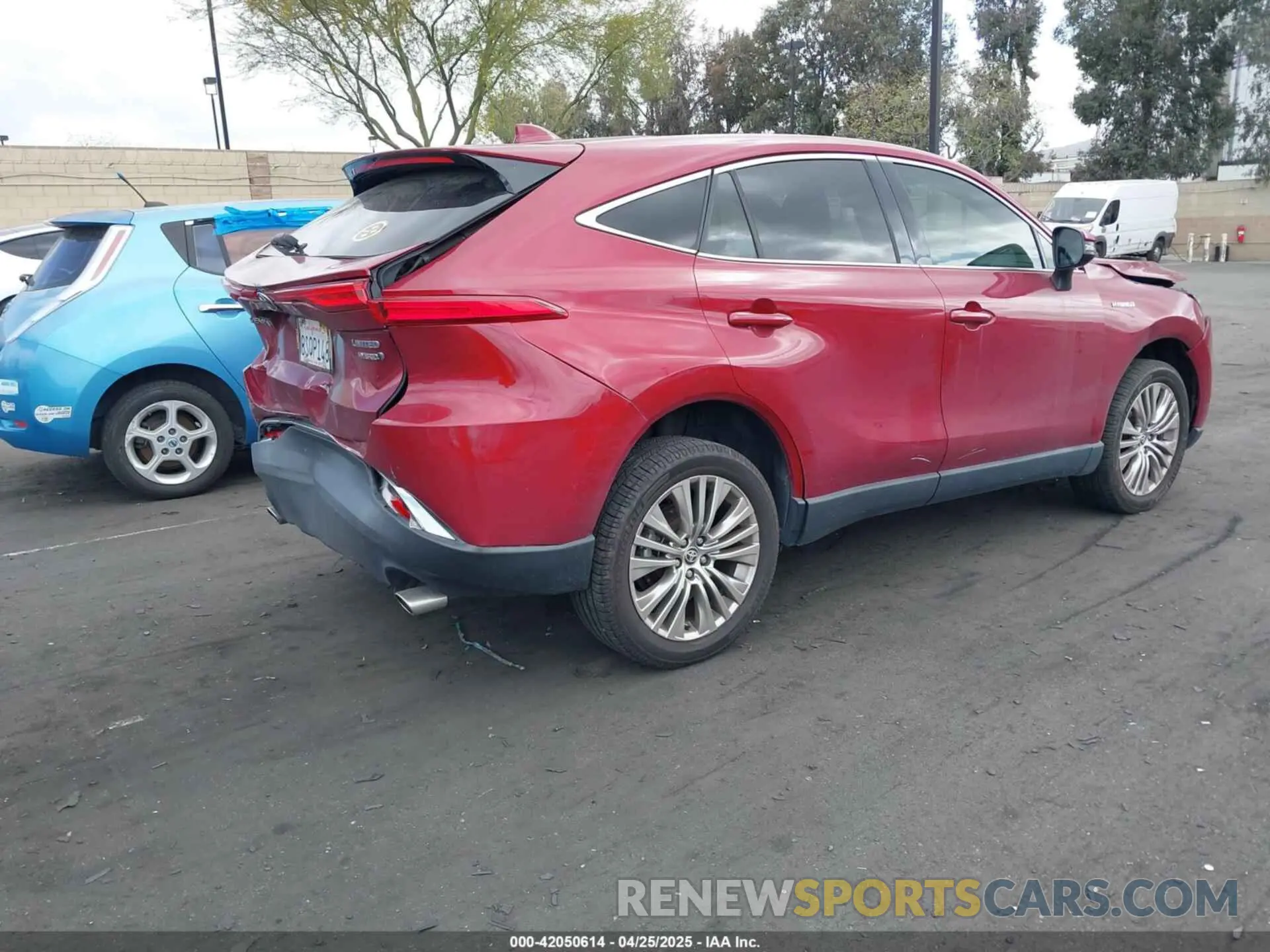 4 fotografías del automóvil dañado JTEAAAAH4MJ004978 TOYOTA VENZA 2021