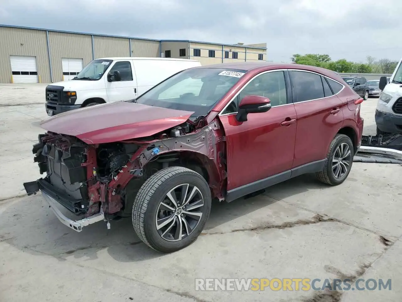 1 fotografías del automóvil dañado JTEAAAAH4MJ005550 TOYOTA VENZA 2021