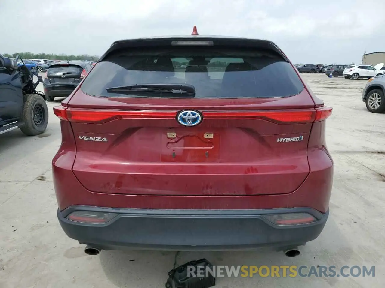 6 fotografías del automóvil dañado JTEAAAAH4MJ005550 TOYOTA VENZA 2021