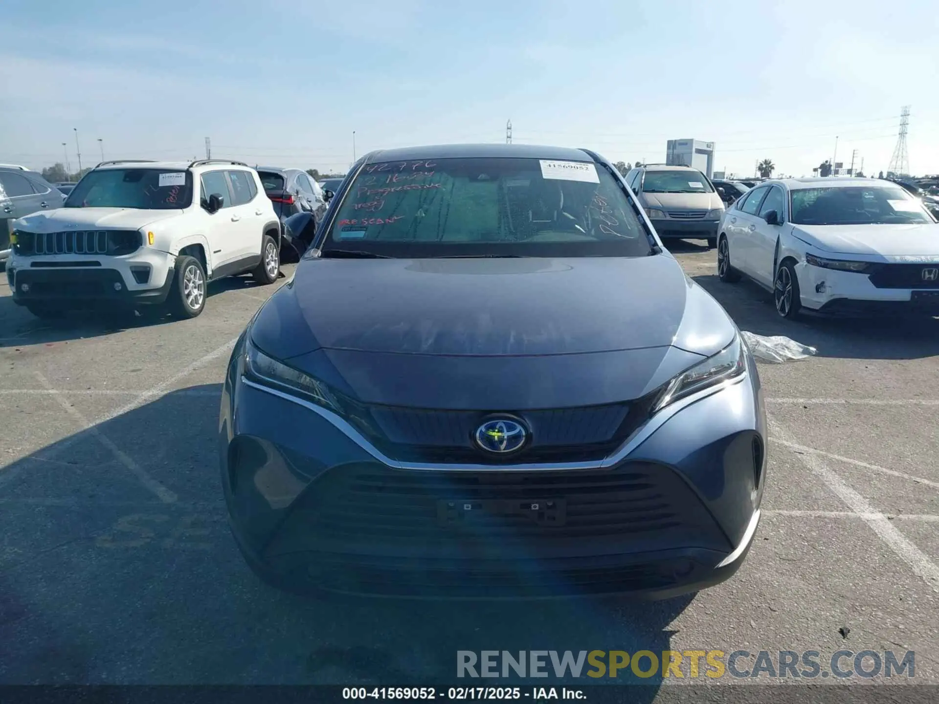 13 fotografías del automóvil dañado JTEAAAAH4MJ008044 TOYOTA VENZA 2021