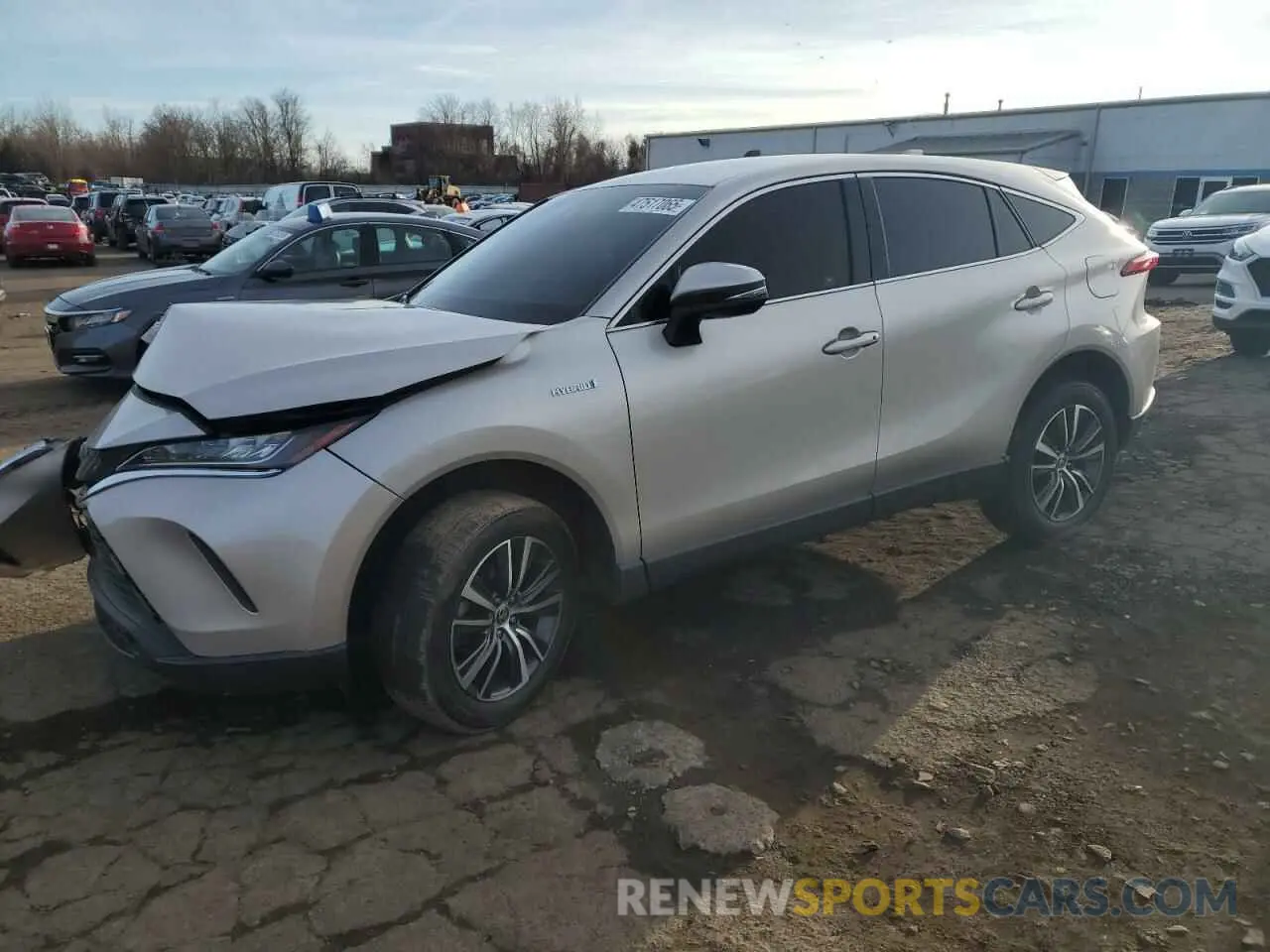 1 fotografías del automóvil dañado JTEAAAAH4MJ010358 TOYOTA VENZA 2021