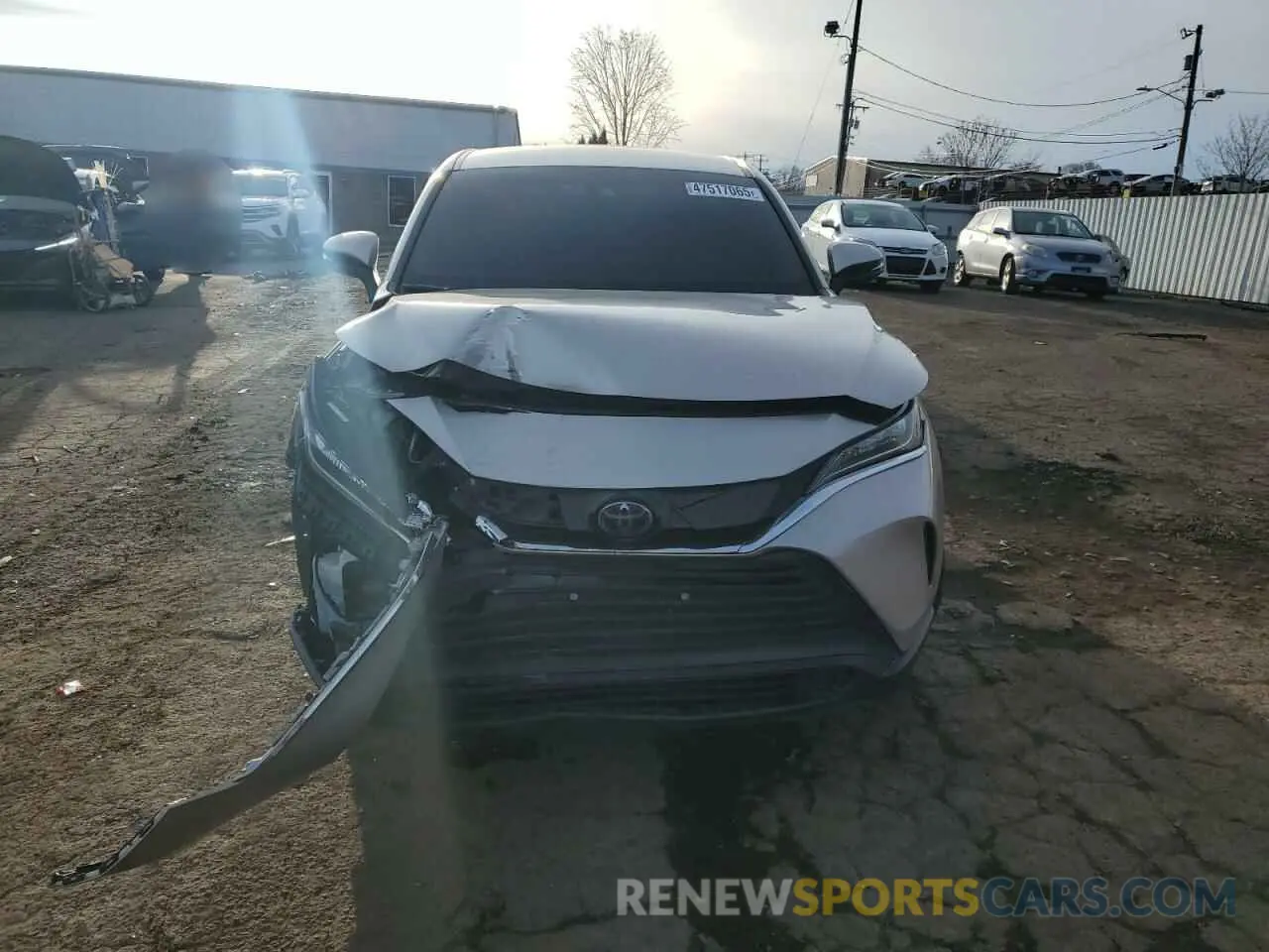 5 fotografías del automóvil dañado JTEAAAAH4MJ010358 TOYOTA VENZA 2021