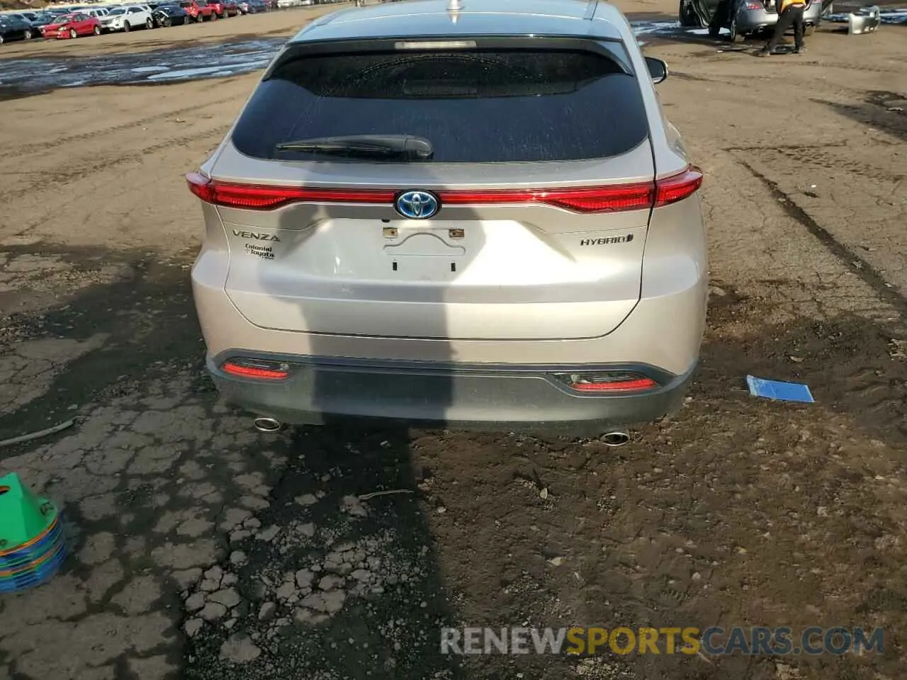 6 fotografías del automóvil dañado JTEAAAAH4MJ010358 TOYOTA VENZA 2021