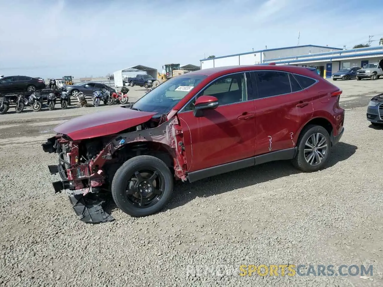 1 fotografías del automóvil dañado JTEAAAAH4MJ016015 TOYOTA VENZA 2021