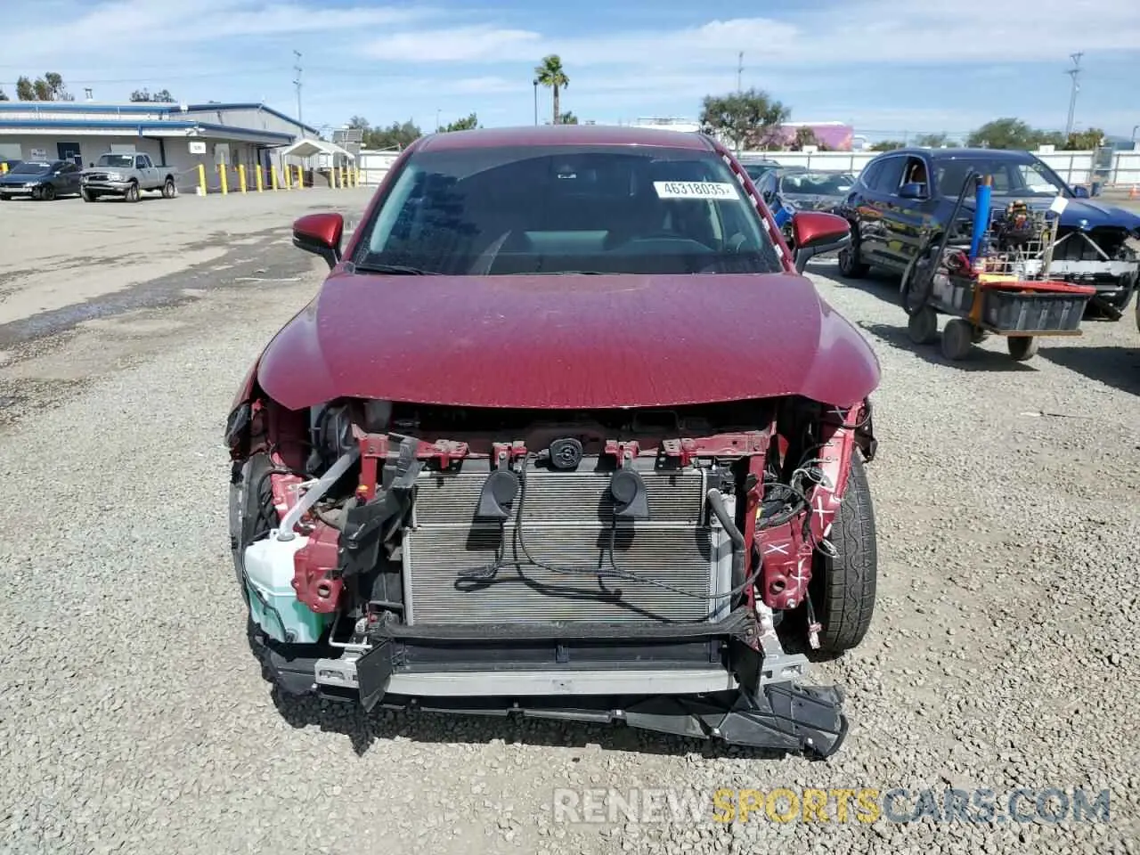 5 fotografías del automóvil dañado JTEAAAAH4MJ016015 TOYOTA VENZA 2021