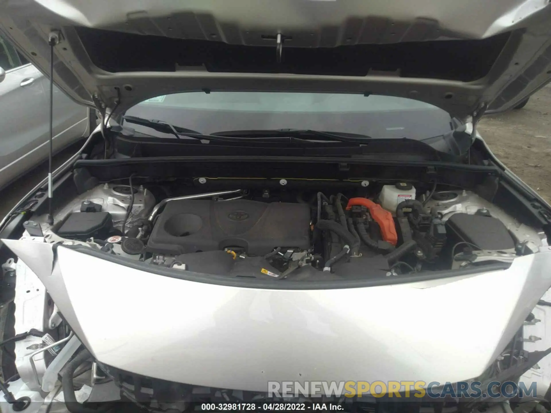 10 fotografías del automóvil dañado JTEAAAAH4MJ016337 TOYOTA VENZA 2021